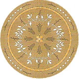 Декоративная розетка, вариант 8
