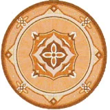 Декоративная розетка, вариант 9