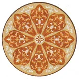 Декоративная розетка, вариант 10